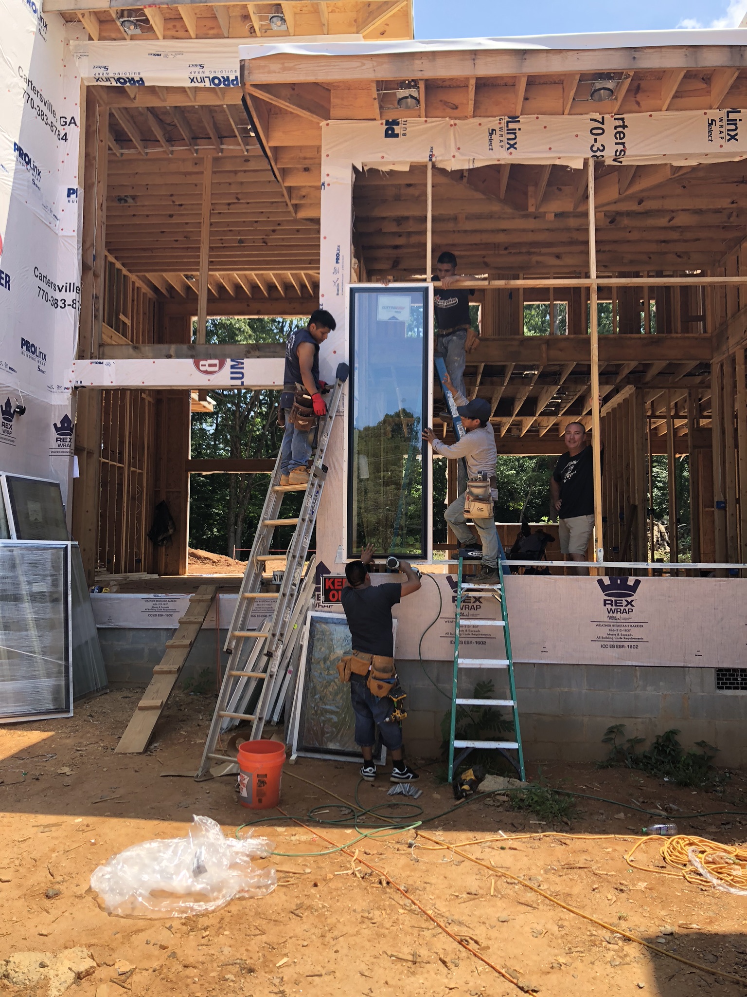 full service home construction contractor managing build project in Georgia