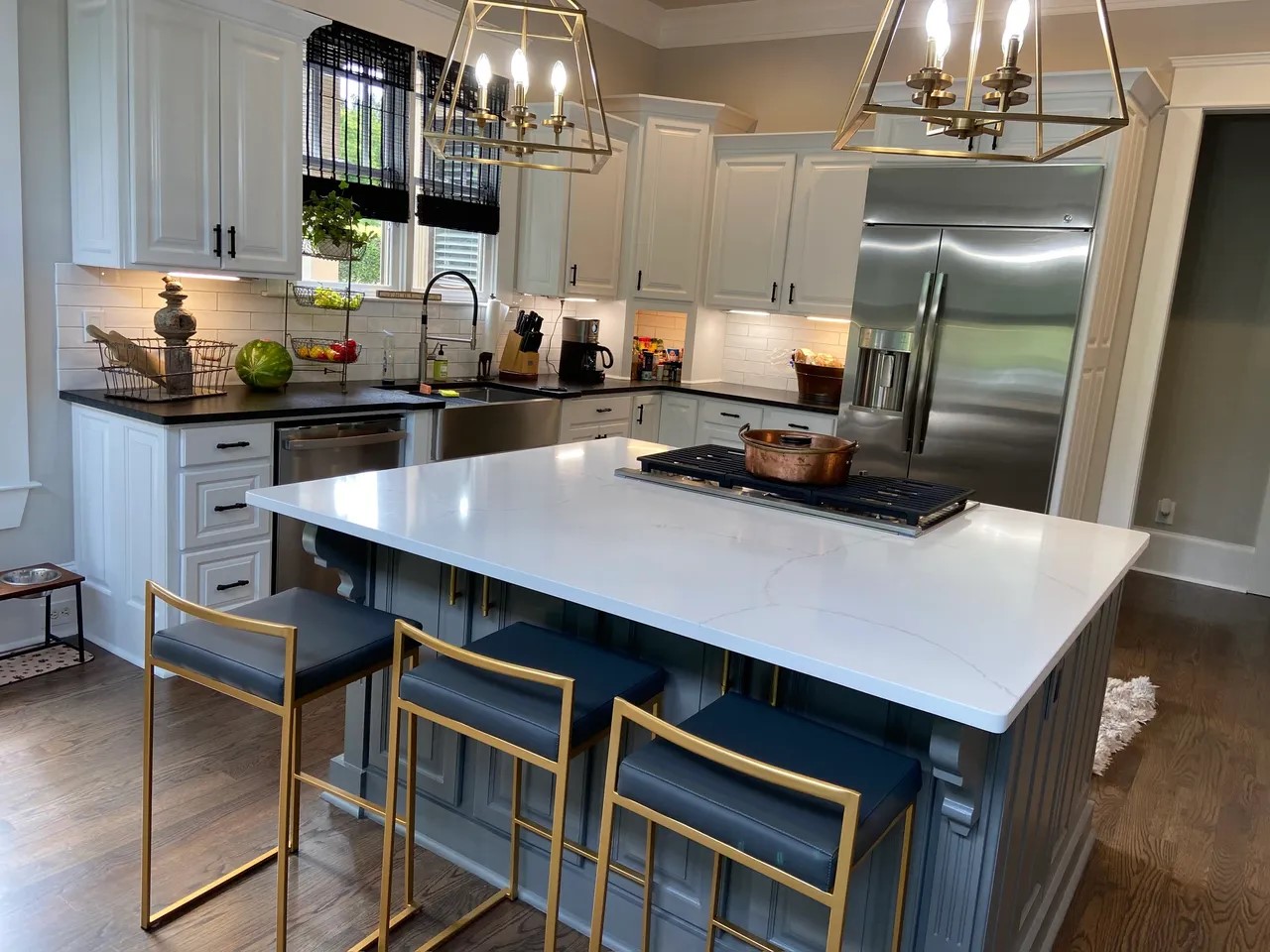 modern kitchen renovation and remodel project contractor Georgia